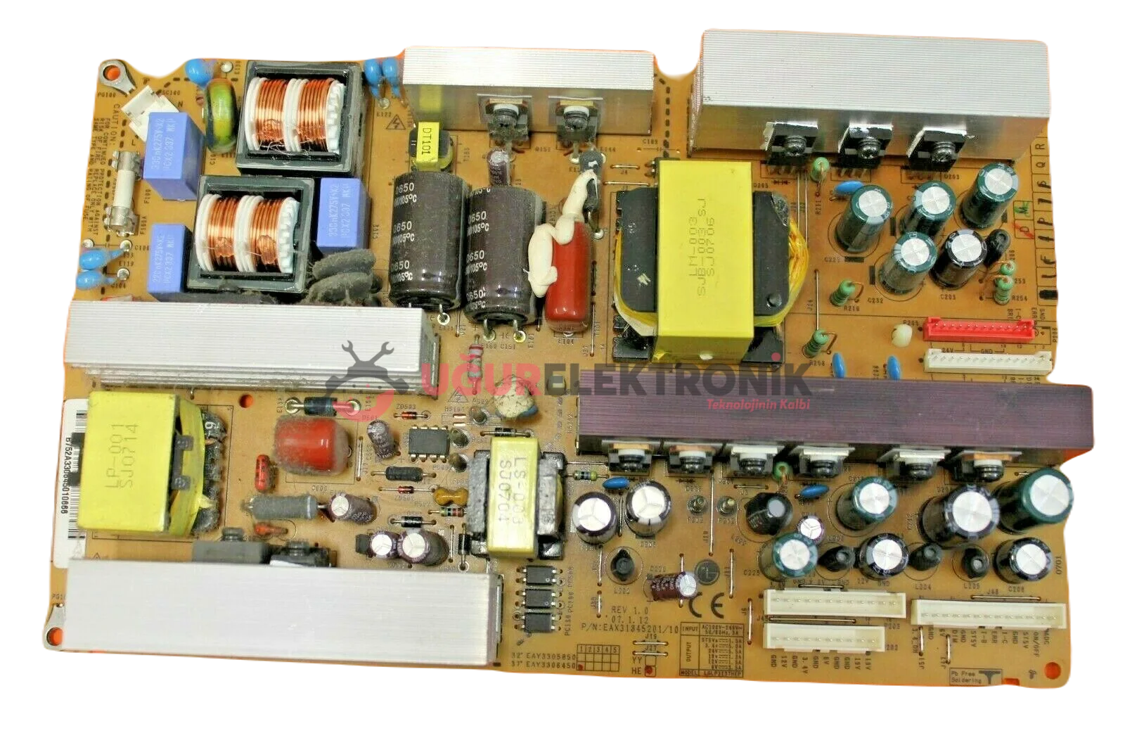 LG EAX31845201 / 13, REV1.2, EAY3305850, EAY3306450, POWER BOARD, LG 37LF65