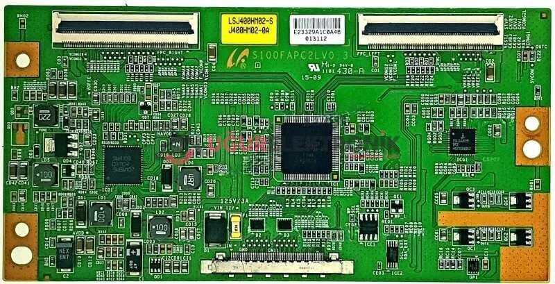 LJ94-23329A, S100FAPC2LV0.3, LSJ400HM02-S, SAMSUNG UE40D500 T-Con Board, LTJ400HM03