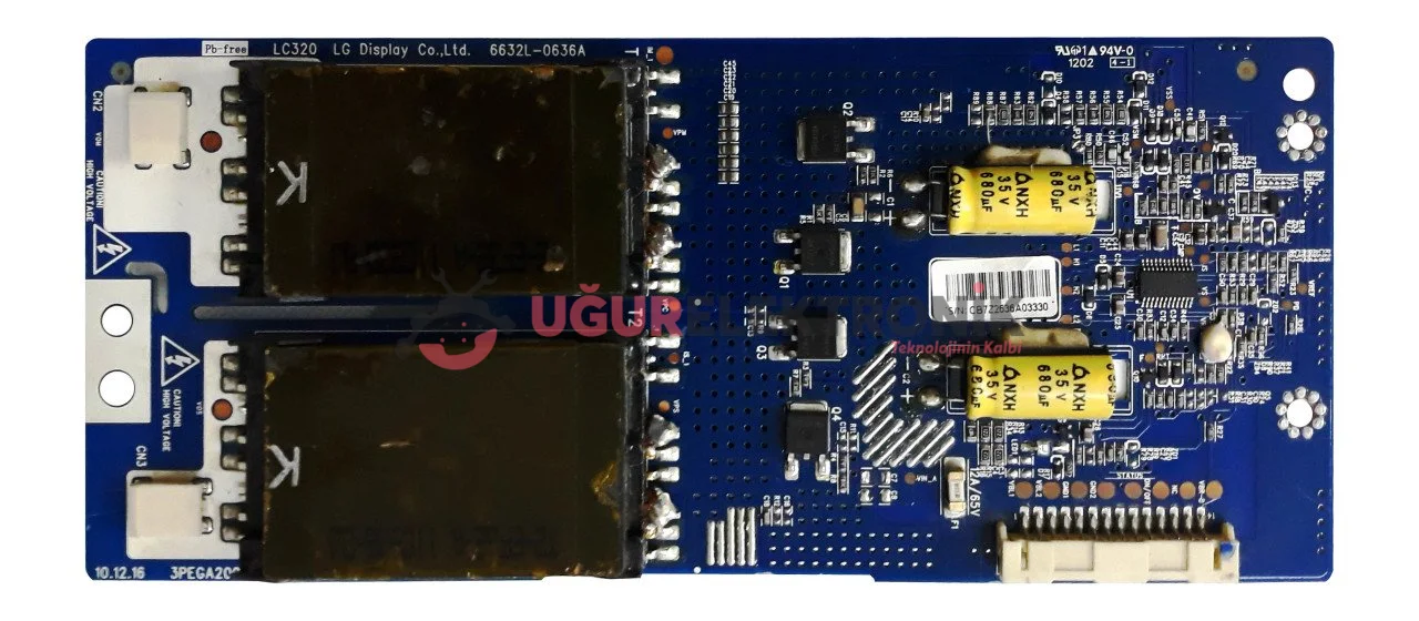 6632L-0636A, 3PEGA20003A-R REV0.3, LC320WUD SC A2, Inverter Board