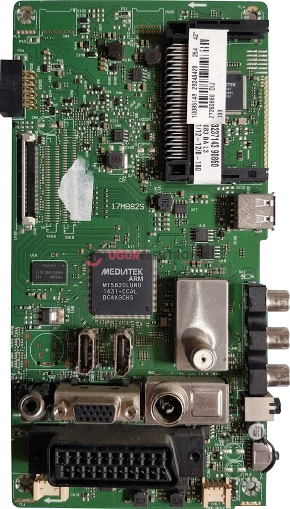 17MB82S, 23243420, 23237143, VesteL 42FA5100, Main Board, Ana Kart, VES420UNVL-2D