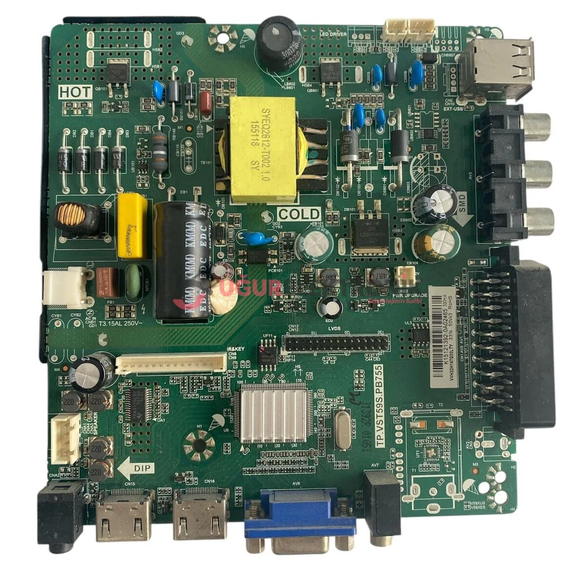 AWOX 3282 32INÇ TP.VST59S.PB755 ANAKART MAİNBOARD
