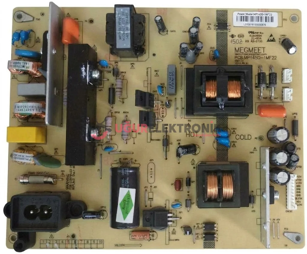 MP145D-1MF22, MEGMEET, SUNNY, SN055LD2100E, C550F14-E6-H, Power Board, Besleme Kartı, PSU