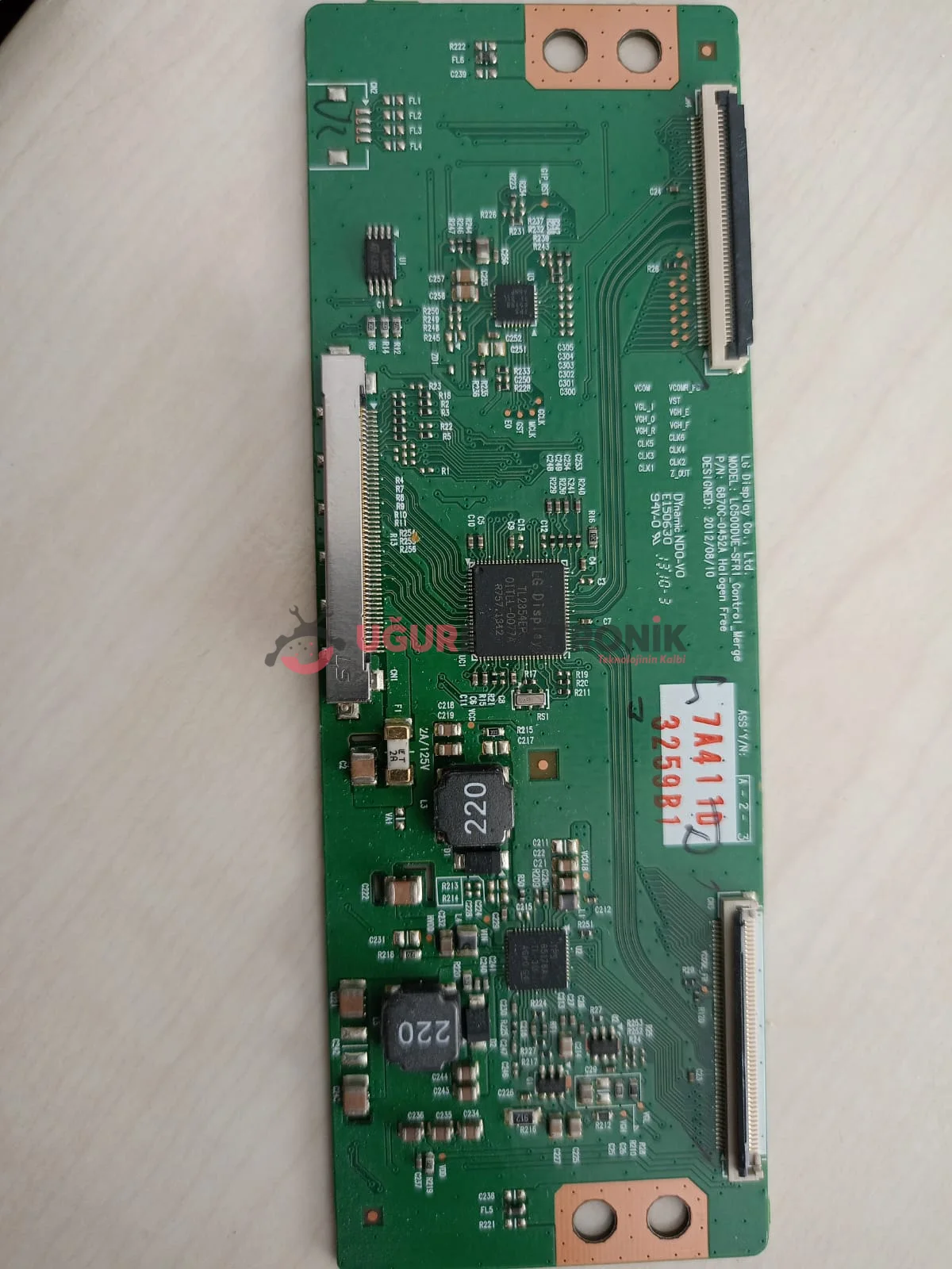 6870C-0452A , LC500DUE-SFR1 , T-CON BOARD