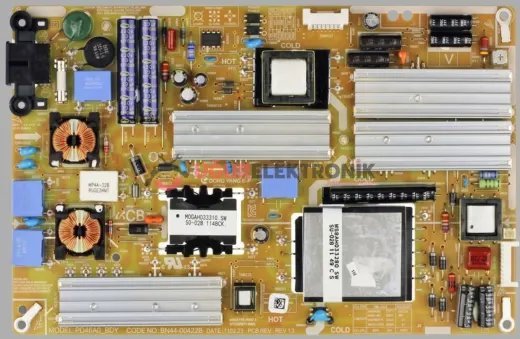 Samsung UE40D5000 Besleme Kartı, BN44-00422B, PD46A0_BDY, LTJ400HM03-B