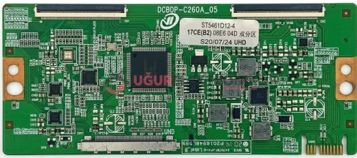 DCBDP-C260A 20, ST5461D12-4, CX550DLEDM, OV55F950 T CON BOARD