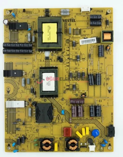 17IPS20, 23254564, VES550UNEL-2D-S01, Besleme kartı Power board, VESTEL 55FA7500